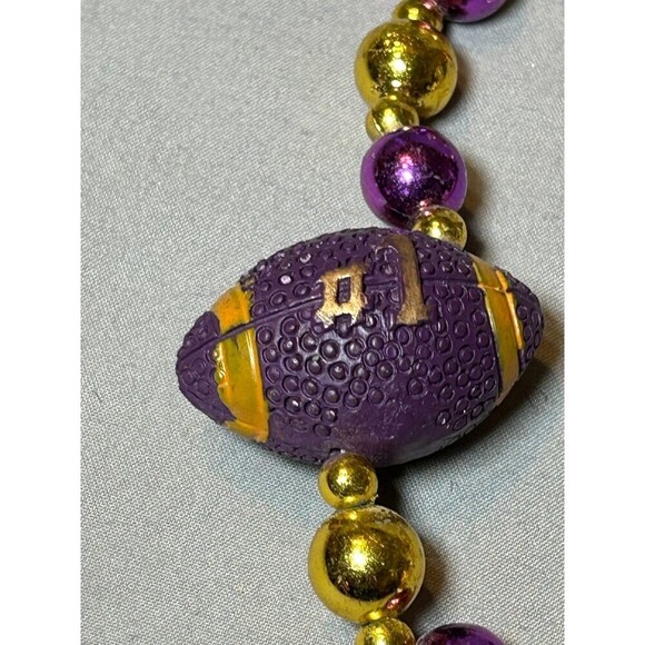 LSU Mardi Gras Beads - Picture 3 of 3
